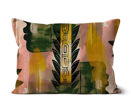 Echos of Duality Golden Pink Reflection Cushion