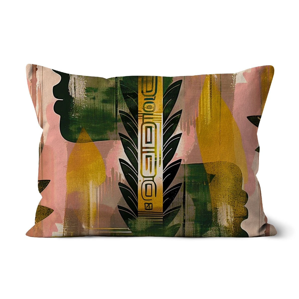 Echos of Duality Golden Pink Reflection Cushion