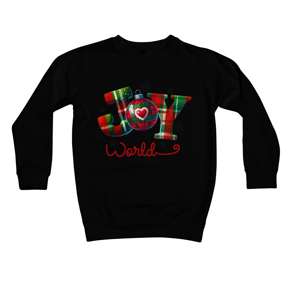 Joy To The World Christmas  Kids Sweatshirt