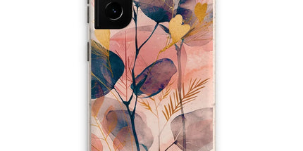 Peachy Golden Flora Escape Eco Phone Case by Prodigi