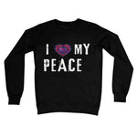 I Love My Peace Crew Neck Sweatshirt - D'Sare