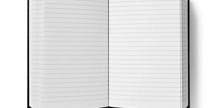 Peachy Blue Golden Flora Escape Hardback Journal by Prodigi