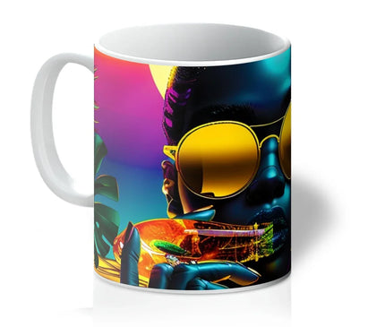 Tropical Sunset Dreams : Neon Vibes  Mug - D'Sare