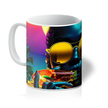 Tropical Sunset Dreams : Neon Vibes  Mug - D'Sare