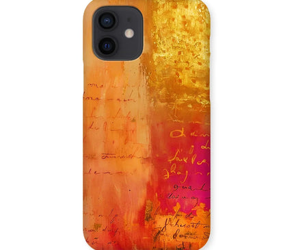 Warm Amber Seranade Snap Phone Case Eclectic Art - D'Sare