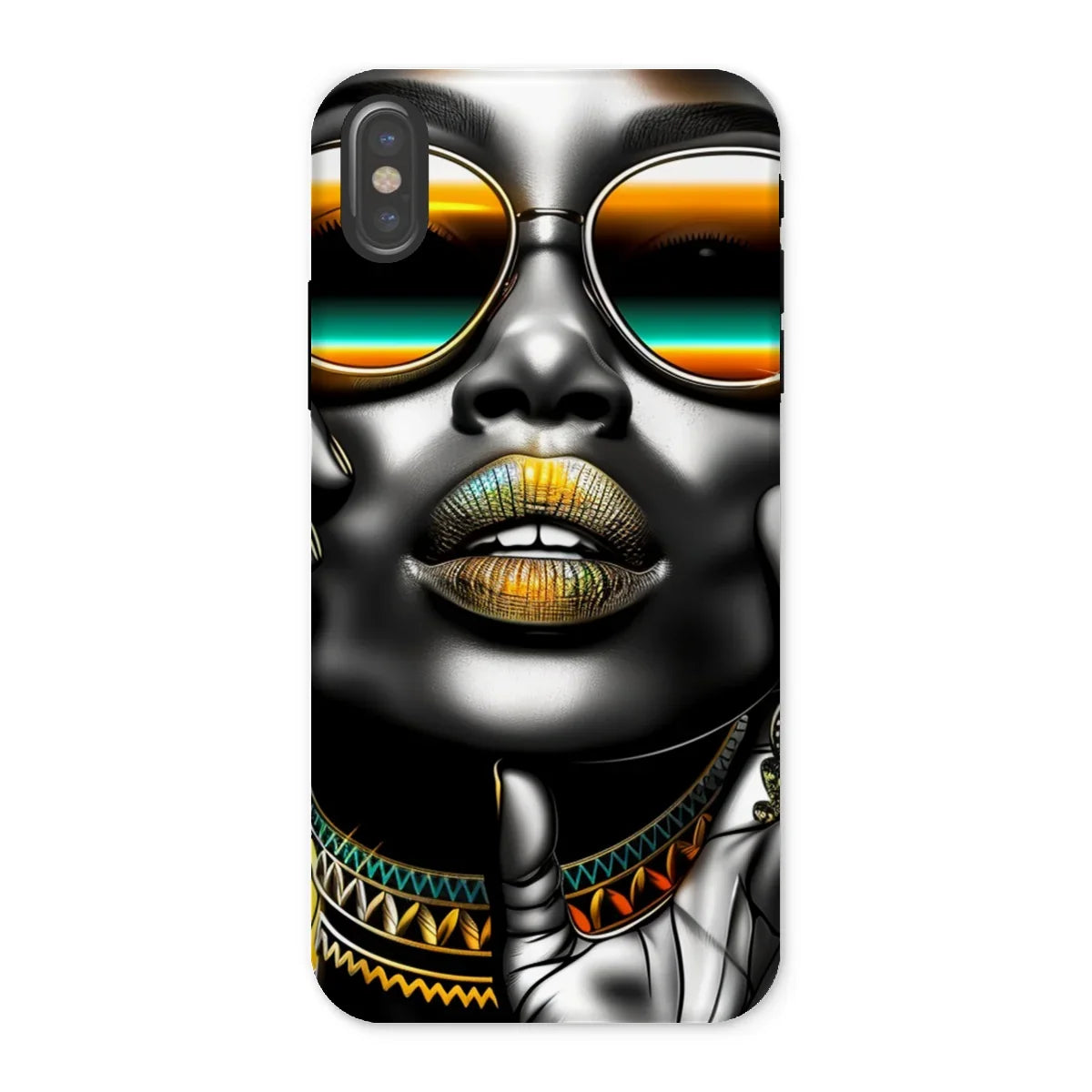 Vibrant Flow Girl Tough Phone Case - D'Sare