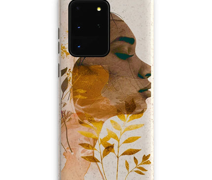 Golden Harmony Silhouette 06 Eco Phone Case - D'Sare