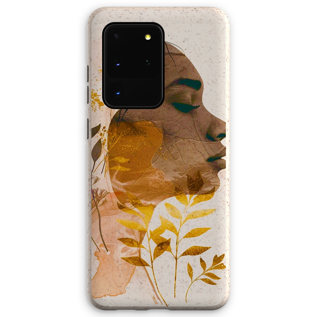 Golden Harmony Silhouette 06 Eco Phone Case - D'Sare