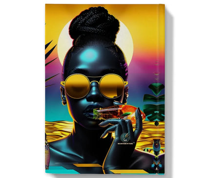 Tropical Sunset Dreams : Neon Vibes  Hardback Journal - D'Sare