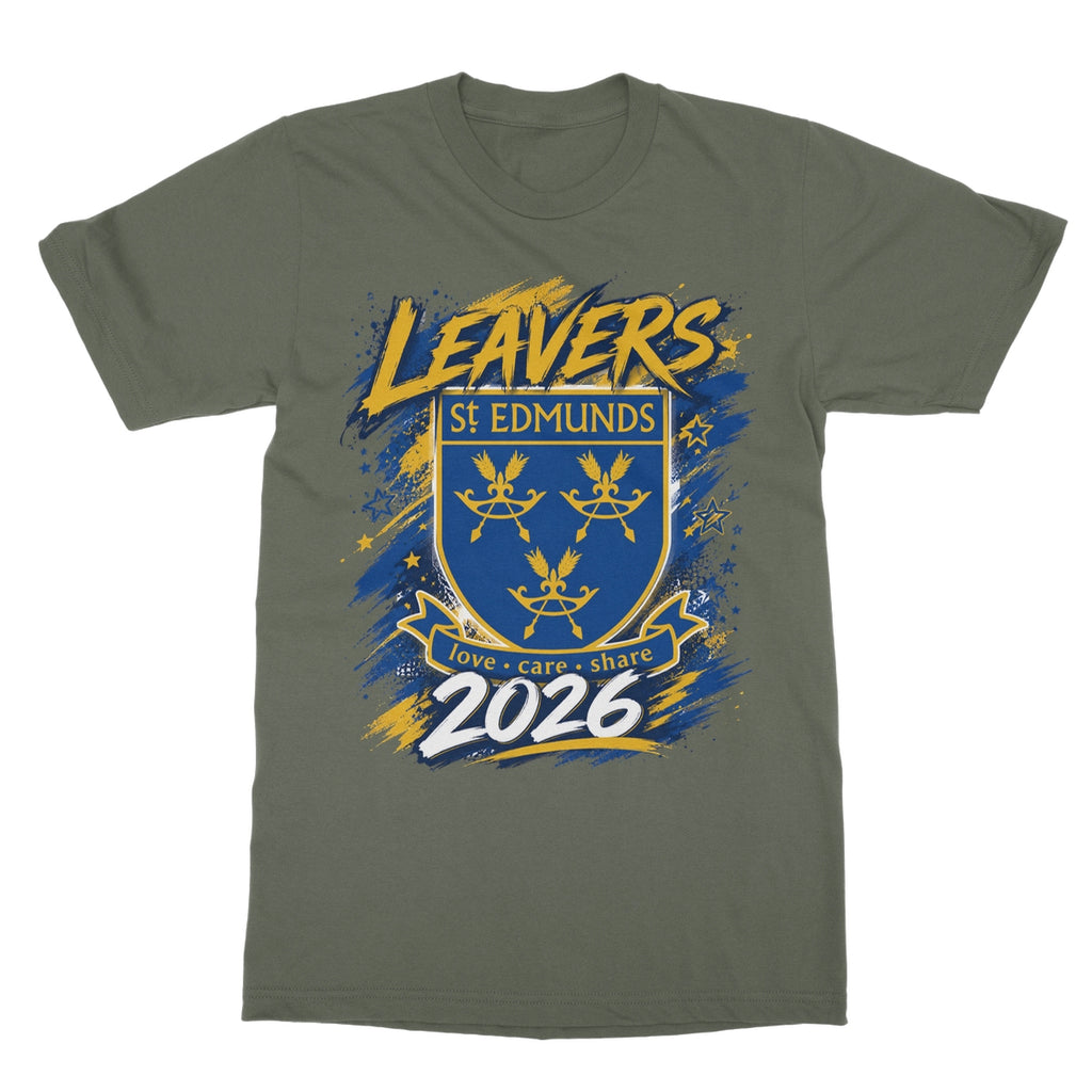 St Edmunds School Leavers 2026 Softstyle T-Shirt by Prodigi