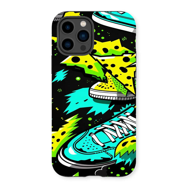 Electric Kicks Art: Urban Pop Art Sneaker Explosion, Graffiti  Tough Phone Case - D'Sare