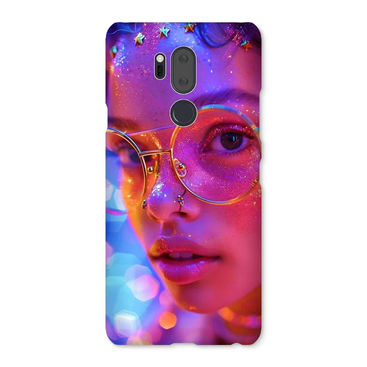 Woman Cosmic Radiance Dreamy Stardust  Snap Phone Case - D'Sare