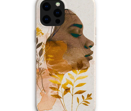 Golden Harmony Silhouette 06 Eco Phone Case - D'Sare