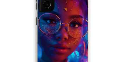 Black Girl Magic Stardust Cosmic Vibe| Black Woman Magic  Eco Phone Case - D'Sare