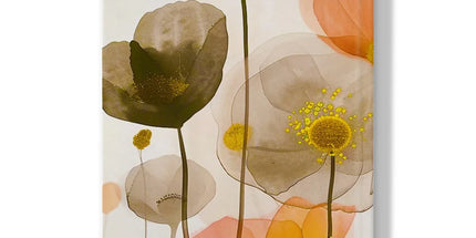 Poppy Echoes Golden Peach Escape 06 Eclectic Art Hardback Journal by Prodigi