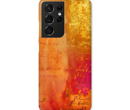 Warm Amber Seranade Snap Phone Case Eclectic Art - D'Sare