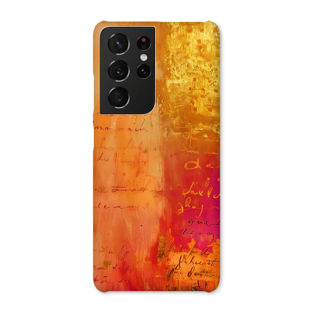 Warm Amber Seranade Snap Phone Case Eclectic Art - D'Sare