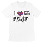 I Love My Peace Unisex Short Sleeve T-Shirt - D'Sare