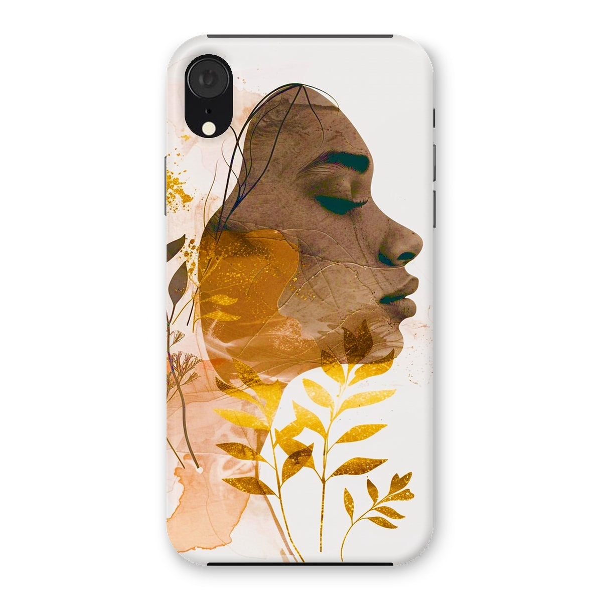 Golden Harmony Silhouette 06 Snap Phone Case - D'Sare