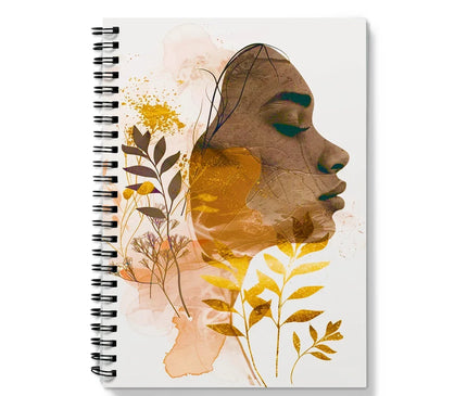 Golden Harmony Silhouette 06 Notebook - D'Sare