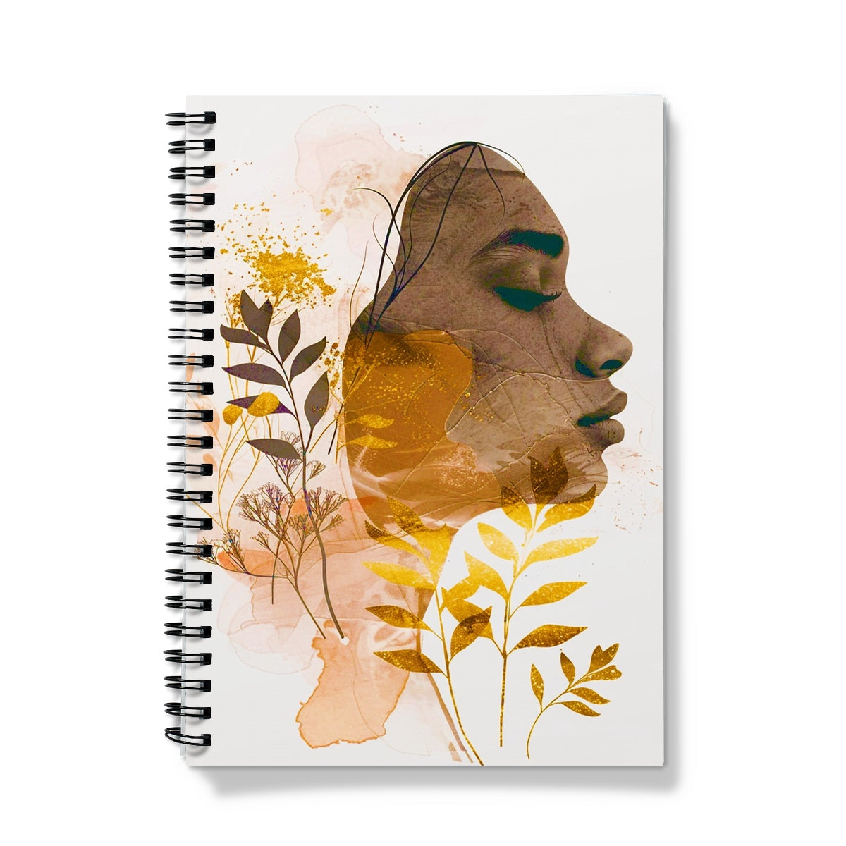 Golden Harmony Silhouette 06 Notebook - D'Sare