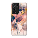 Peachy Blue Golden Flora Escape  Snap Phone Case - D'Sare