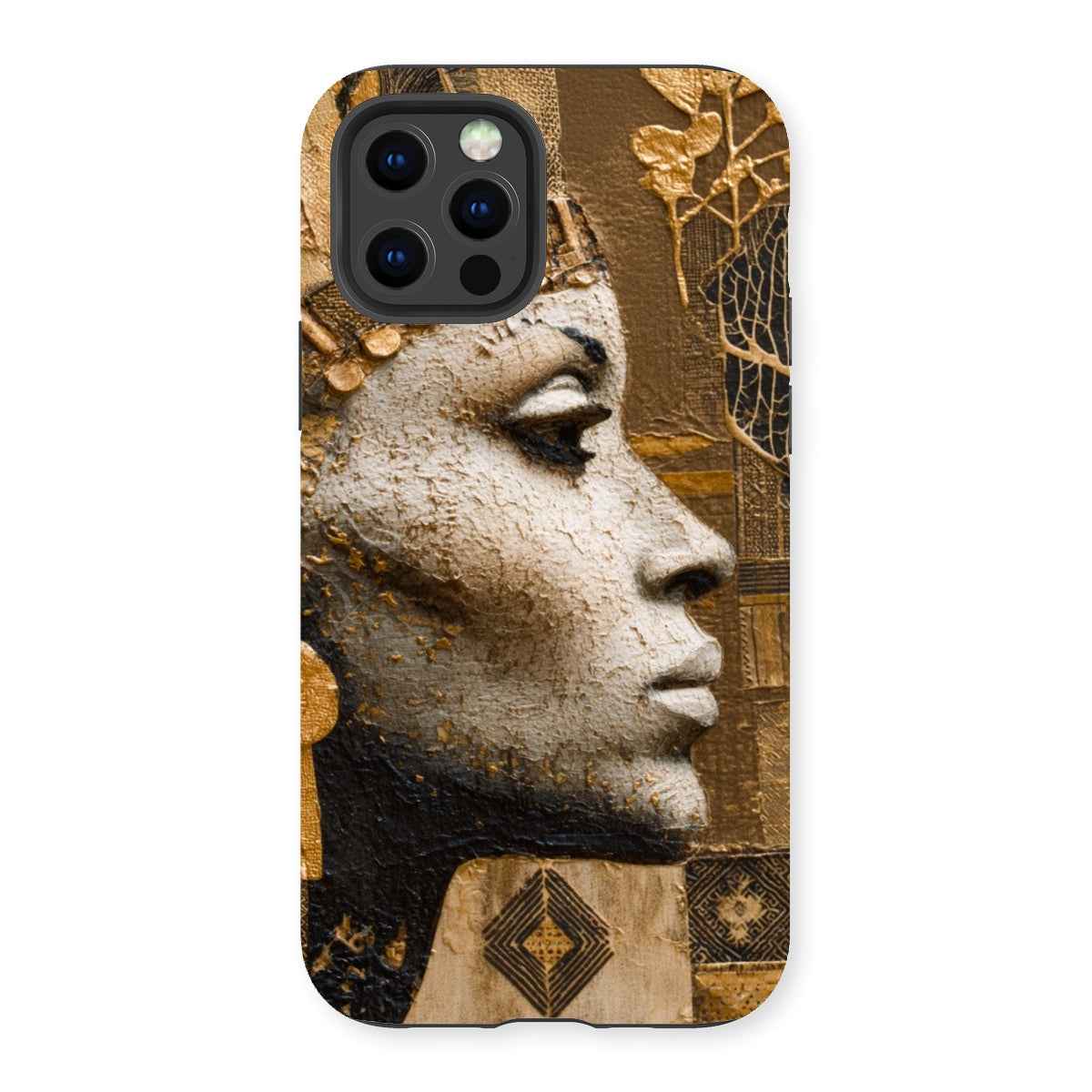 Afrocentric Golden Empress Dual Layer Tough Phone Case