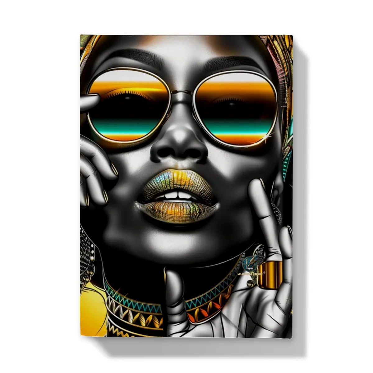 Vibrant Flow Girl Hardback Journal - D'Sare