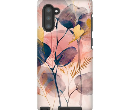 Peachy Blue Golden Flora Escape  Tough Phone Case - D'Sare