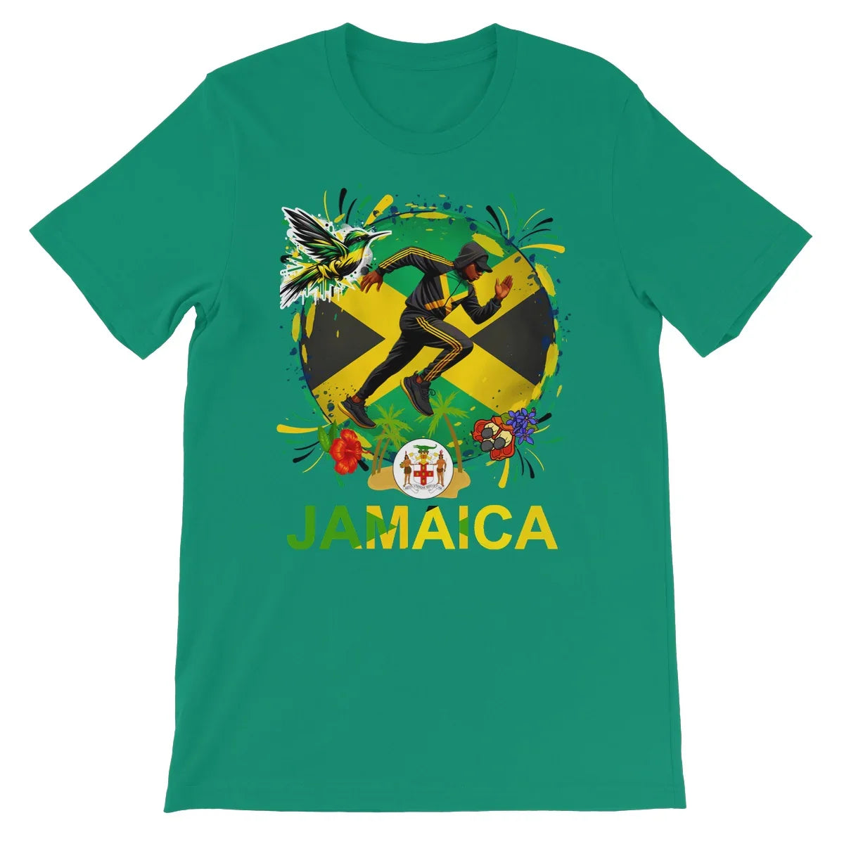 Jamaica Love Graffiti  Unisex Short Sleeve T-Shirt - D'Sare