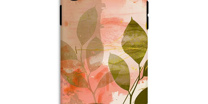 Peach Golden Leafy Escape Phone Case by Prodigi