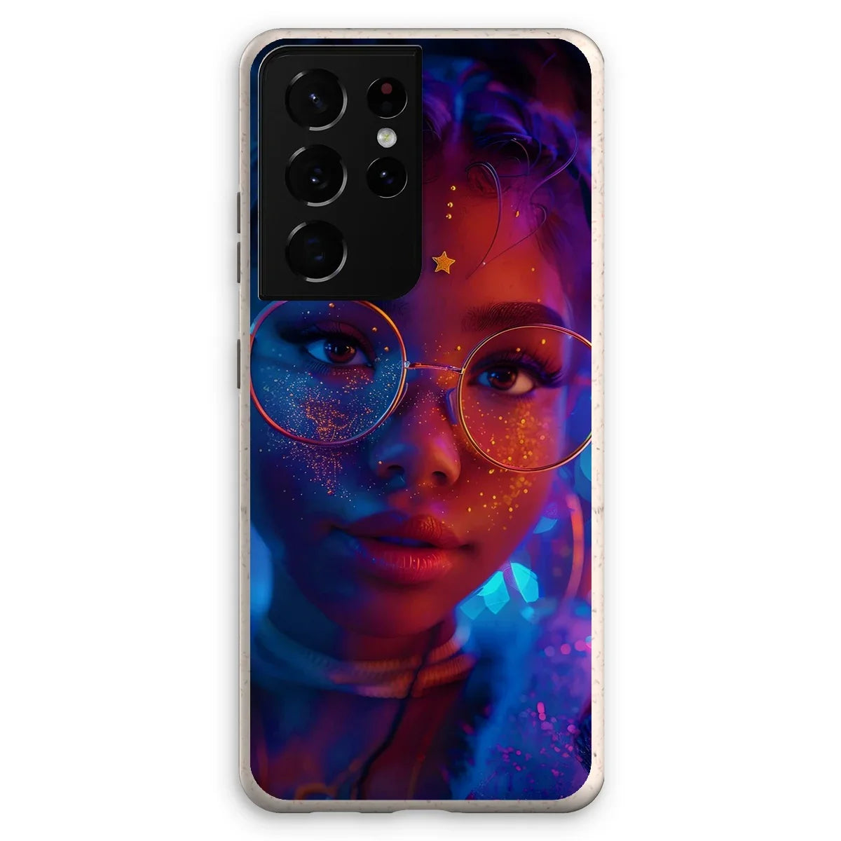 Black Girl Magic Stardust Cosmic Vibe| Black Woman Magic  Eco Phone Case - D'Sare
