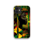 Abstract Red and Green Black Queen Fusion Eco Phone Case