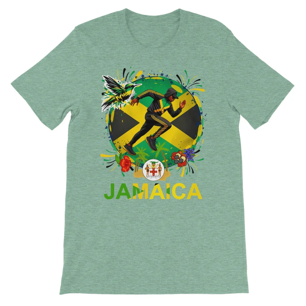 Jamaica Love Graffiti  Unisex Short Sleeve T-Shirt - D'Sare