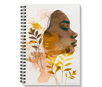 Golden Harmony Silhouette 06 Notebook - D'Sare