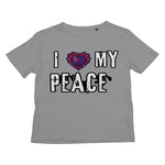 I Love My Peace Kids T-Shirt - D'Sare