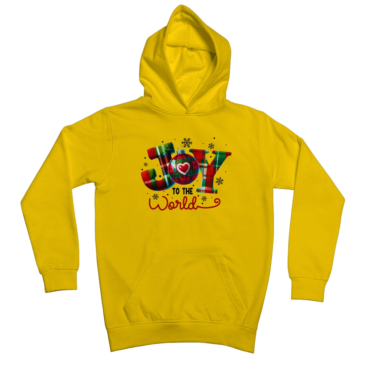 Joy To The World Christmas  Kids Hoodie