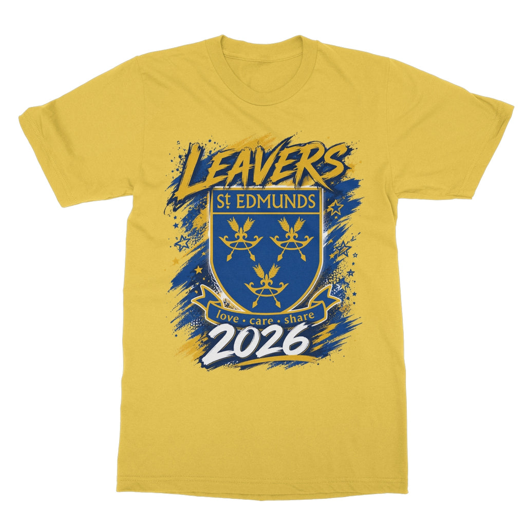 St Edmunds School Leavers 2026 Softstyle T-Shirt by Prodigi