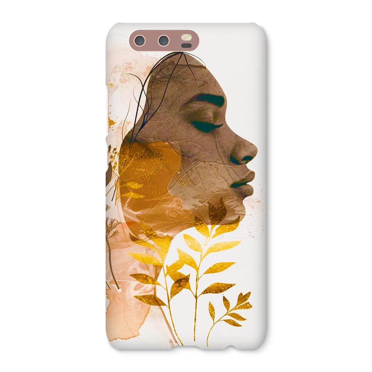 Golden Harmony Silhouette 06 Snap Phone Case - D'Sare