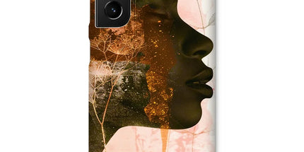 Golden Silence Serene Echoes Snap Phone Case by Prodigi