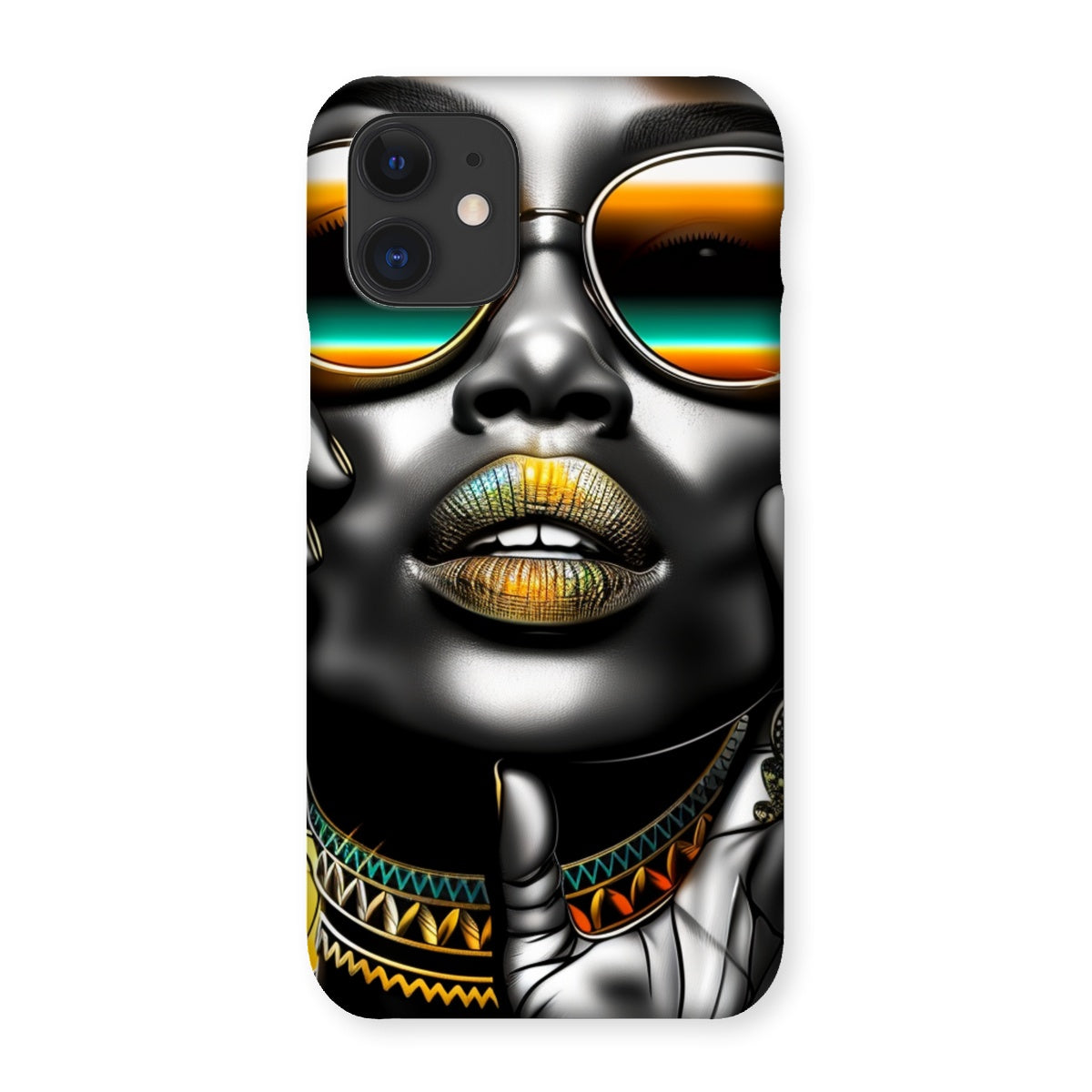 Vibrant Flow Girl Snap Phone Case - D'Sare