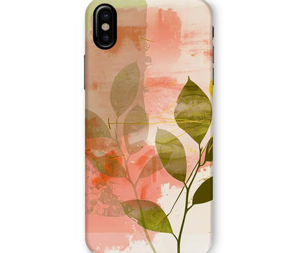 Peach Golden Leafy Escape  Snap Phone Case - D'Sare