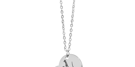 Our first christmas together Heart Necklace by OwnPrint
