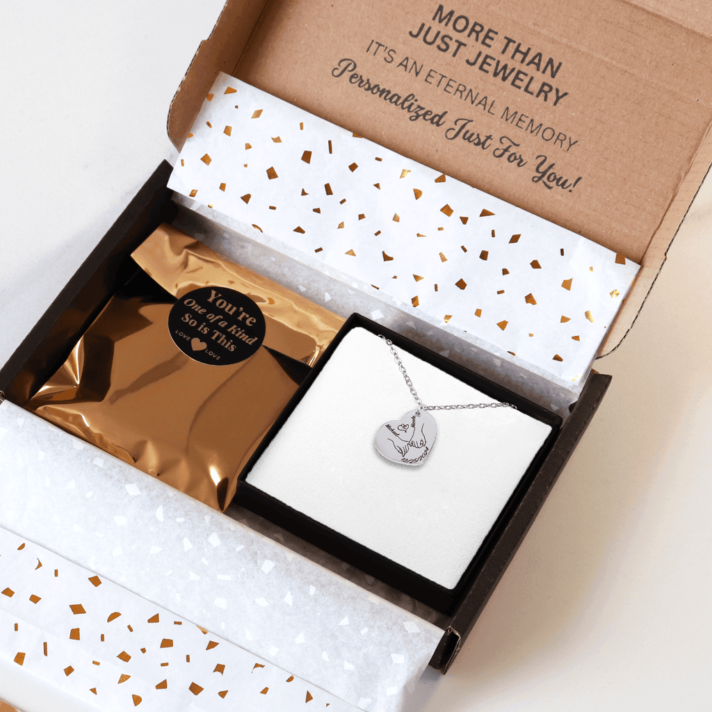 Our first christmas together Heart Necklace by OwnPrint