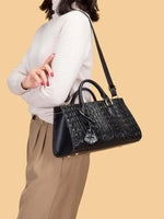 Retro Fashion Embossed Handheld Shoulder Messenger Bag - D'Sare