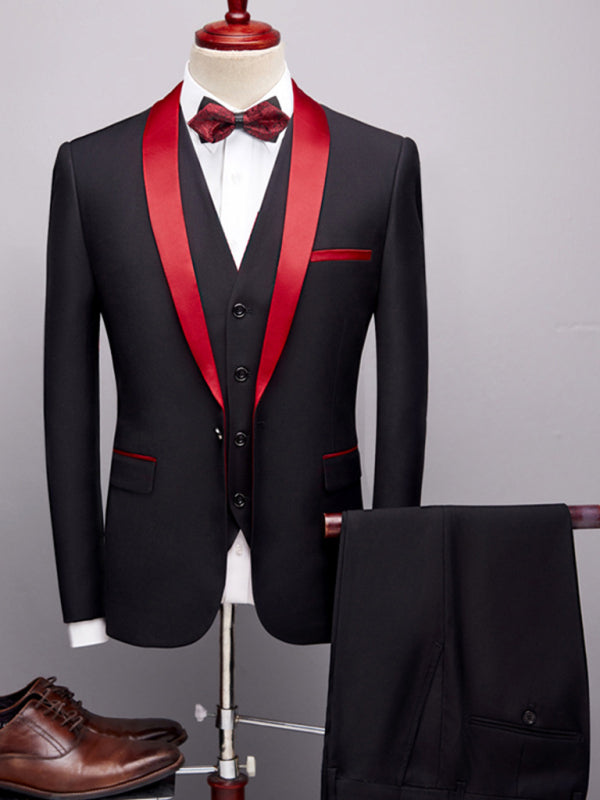 Light business style solid welt pocket polyester blazer