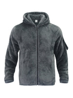 Men's Warm Jacket, Loose Hooded Casual Jacket