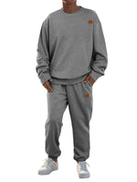 Men's Sports Casual Crew Neck Suit