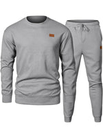 Men's Sports Casual Crew Neck Suit