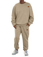 Men's Sports Casual Crew Neck Suit